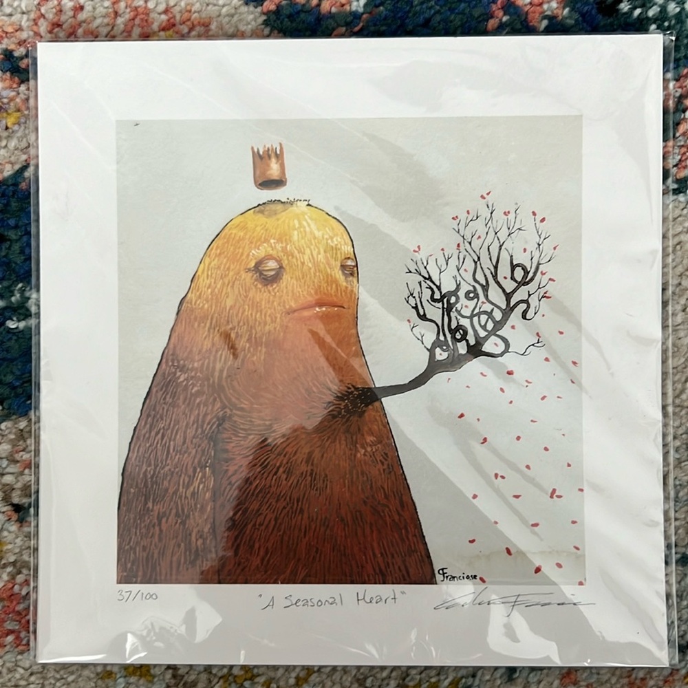 Art Print “A Seasonal Heart”, signed and numbered 37/100